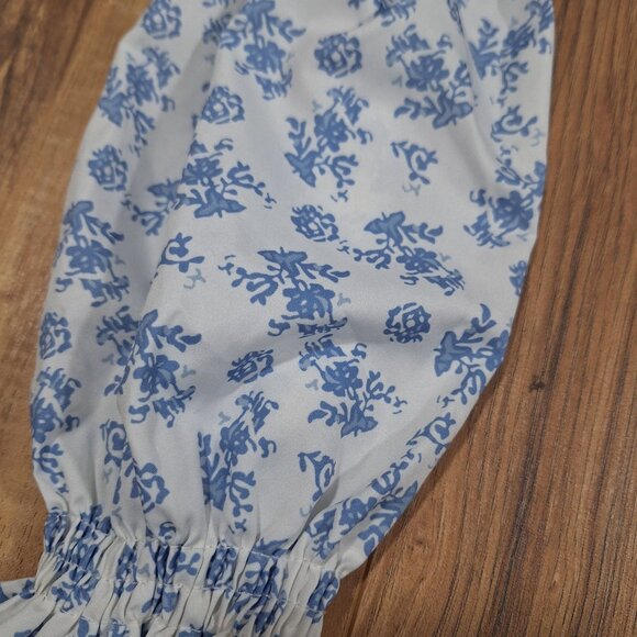 Milkmaid Puffy Sleeve Crop top festival boho hippie - Picture 6 of 6